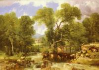 Т.С.Купер Лесной пейзаж 1866 Холст,масло 101,6х137,8 Частная коллекция
