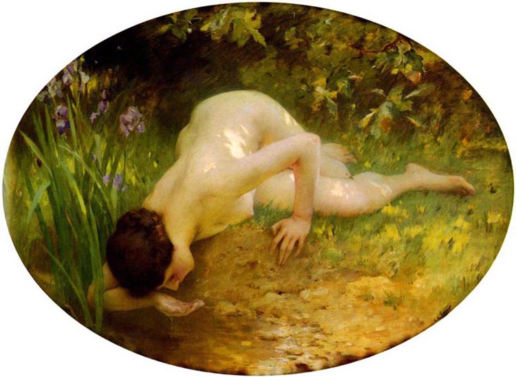Sh.A.Lenoir The Bather Oil on canvas 106,7x144,8 Auction Sotheby's