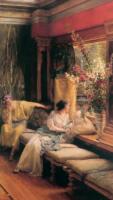 L.Alma-Tadema Vain Courtship 1900 Oil on canvas 41,3x77,5 Private collection