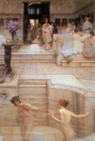 L.Alma-Tadema A Favourite Custom 1909 Oil on panel 66x45,1 The Tate Gallery.London