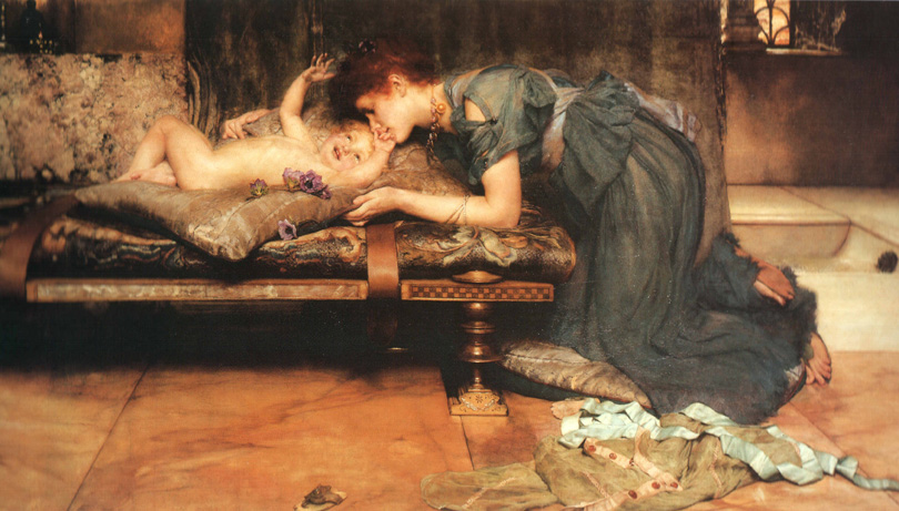 L.Alma-Tadema An Earthly Paradise 1891 Oil on canvas 86,4x165,1 Private collection