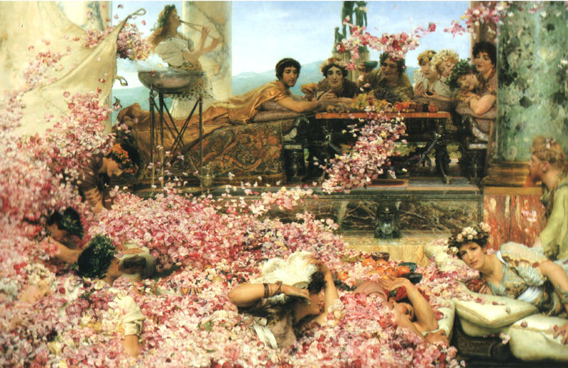 L.Alma-Tadema The Roses of Heliogabalus 1888 Oil on canvas 132,1x213,7 Private collection