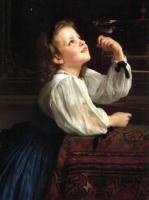 W.A.Bouguereau Lovey dovey 1867 Oil on canvas 81,9x66 Auction Sotheby's