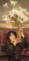 Л.Альма-Тадема Флаг 1900 Дерево,масло 44,5x22,2 Аукцион Sotheby's