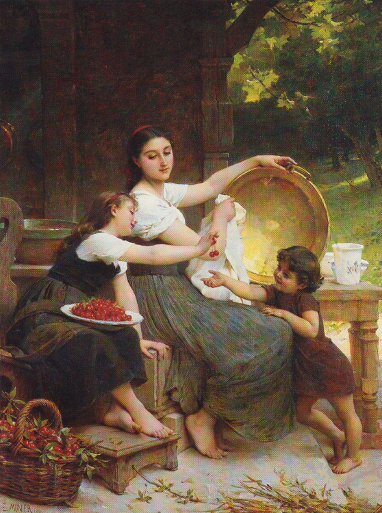 E.Munier Jam 1891 Oil on canvas 136,5x101 Private collection