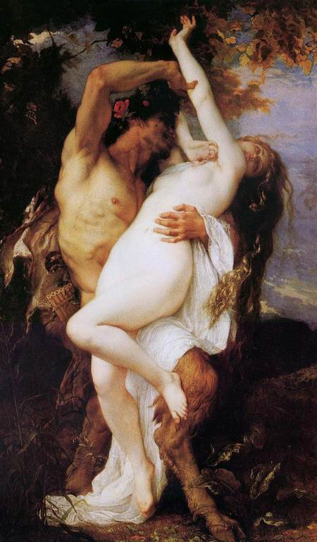 A.Cabanel Nymphe et Satyr 1860 Oil on canvas Private collection
