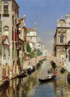 Rubens Santoro Venice Oil on canvas 48x37 Private collection