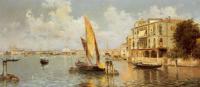 A.Reyna The Grand Canal Oil on canvas 136,5x61,6 Private collection