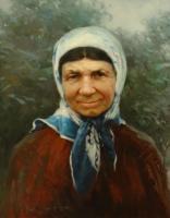 Portrait of the old woman