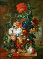 J.Van Hasum.Bouquet of flowers.