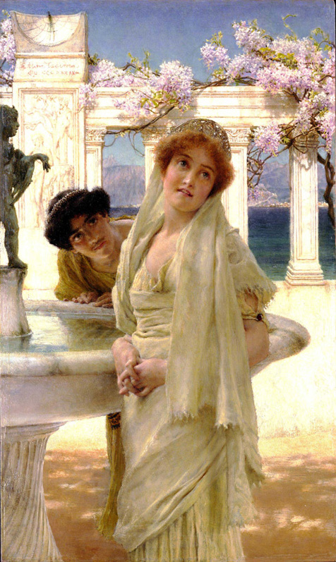 L.Alma-Tadema A Difference of Opinion Oil on panel 38,1x22,9 Private collection